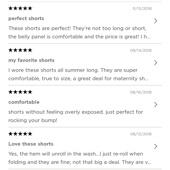 🤎 3/$35 Last 1❣️ 14m new white full belly panel Jean shorts - Picture 5 of 7